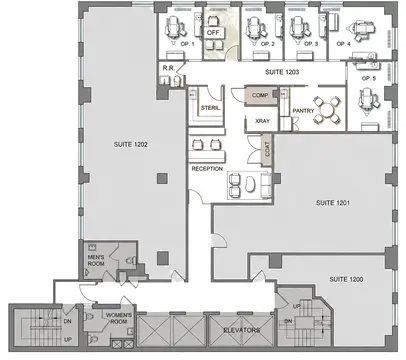 Suite 1203 Medical Test Fit preview
