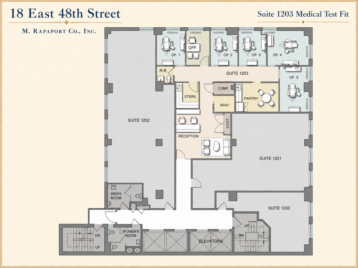Suite 1203 Medical Test Fit preview