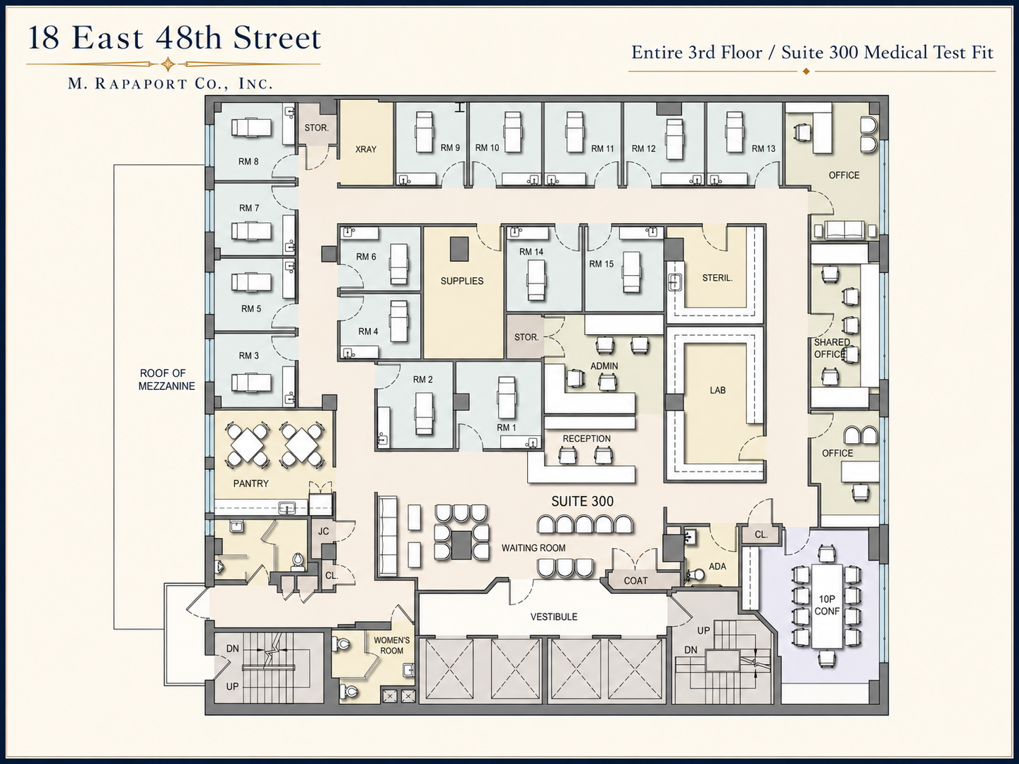 Suite 300 Medical Test Fit preview
