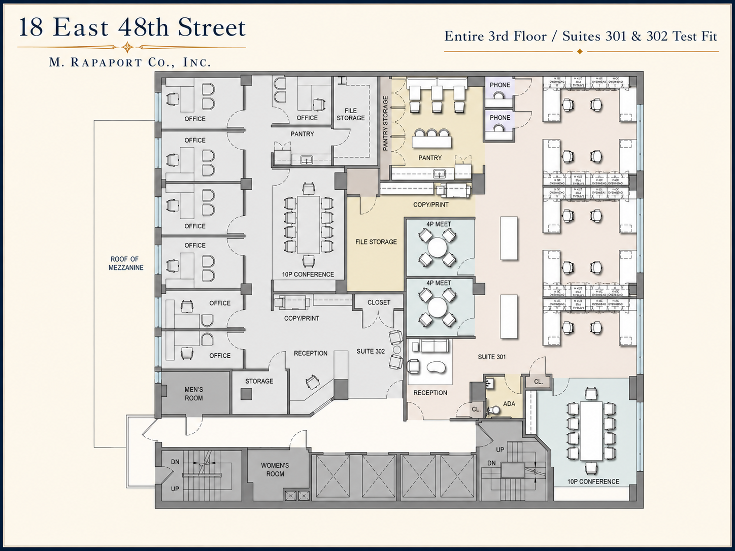 Suites 301 & 302 Test Fit preview